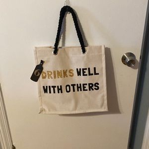 Wine tote bag